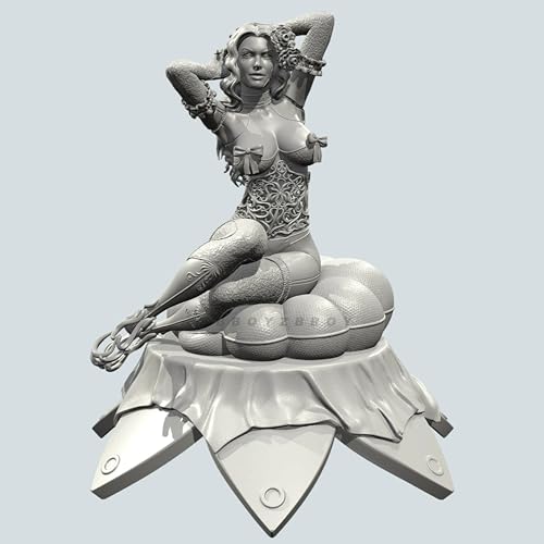 CYRMPQ 95mm Sci-Fi Female Agent Warrior Resin Soldier Model Kit Unpainted and Unassembled Figure Resin Model Kit //r7w5v4 von CYRMPQ