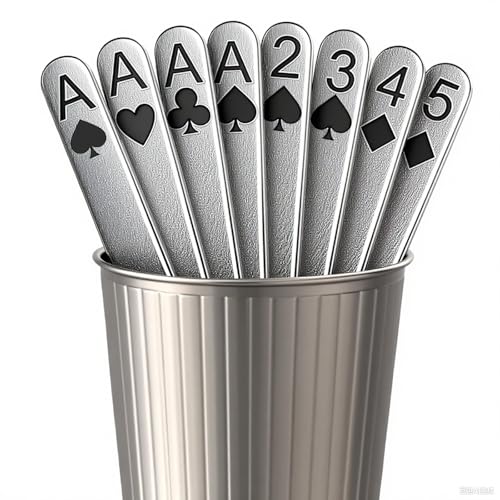 CZMYCBG 3D-gedrucktes PLA Kartendeck Standard 52-Pack Rommé-Karten Pokerkarten, für Skat Schafkopf Deutschland-Variante CZMYCBG 3D-gedrucktes PLA Kartendeck Standard 52-Pack Rommé-Karten Pokerkarten, für Skat Schafkopf Deutschland-Variante von CZMYCBG