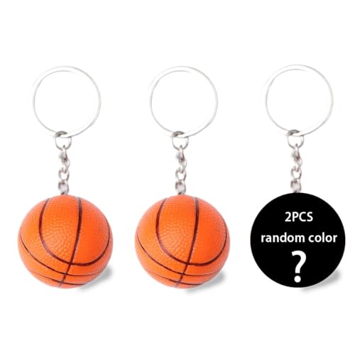 CZNBZIU Rugby Basketball Fußball Schlüsselanhänger Lustige Schlüsselband PU Taschenanhänger Auto Schlüsselring Anhänger Geschenk für Kinder Damen Herren von CZNBZIU