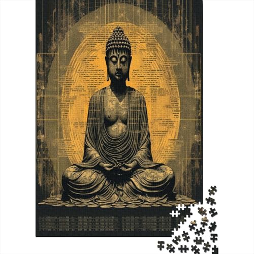 Buddha Statue Puzzle 1000 Teile Puzzle Erwachsene Schwieriges Schwer Puzzle Für Erwachsene Und Kinder Ab 14 Jahren Puzzel 1000pcs (75x50cm) von CZSDABERA