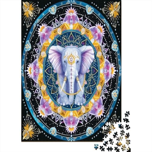 Elefant Puzzle 1000 Teile - Puzzle Für Erwachsene, Puzzle, Puzzlespiel Erwachsenen Puzzlespiel Puzzel 1000pcs (75x50cm) von CZSDABERA