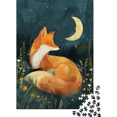 Fuchs Puzzlespiel 1000 Teile Jigsaw Puzzle 1000 Puzzle FüR Erwachsene Kinder Senioren Erwachsenen Puzzlespiel Puzzel 1000pcs (75x50cm) von CZSDABERA