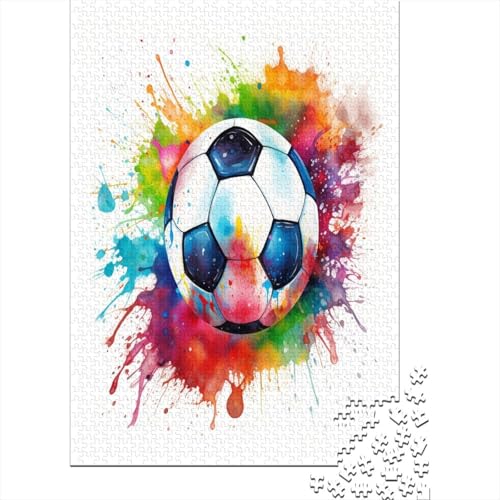 Fußball Puzzle 1000 Teile Für Erwachsene Und Kinder Ab 14 Jahren Für Stressabbauer Puzzel 1000pcs (75x50cm) von CZSDABERA