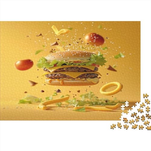 Hamburger Puzzlespiel 1000 Teile, Puzzle Erwachsene 1000 Teile, Impossible Puzzle GesKükenlichkeitsspiel Für Die Ganze Familie, Puzzle Erwachsene 1000 Teile Puzzel 1000pcs (75x50cm) von CZSDABERA