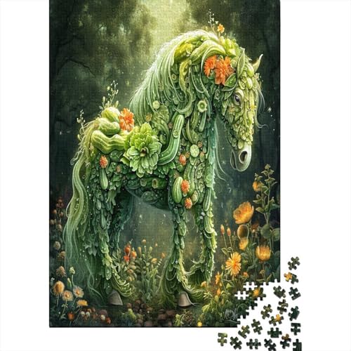 Pferd Puzzle 1000 Teile Puzzle Für Erwachsene Und Kinder Ab 14 Jahren Puzzel 1000pcs (75x50cm) von CZSDABERA