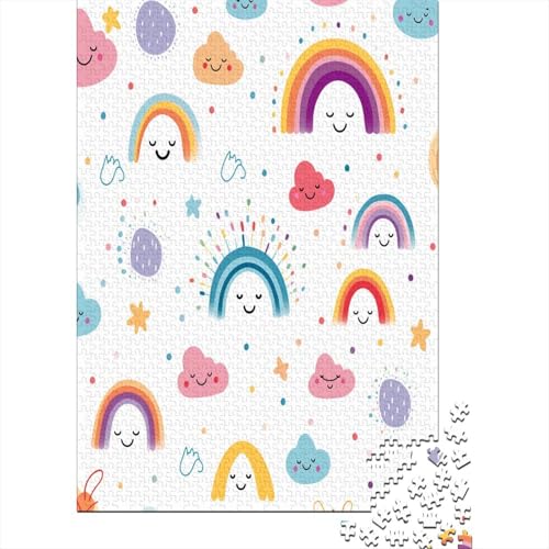 Regenbogen Puzzle 1000 Teile Puzzle Für Erwachsene Und Kinder Ab 14 Jahren Puzzel 1000pcs (75x50cm) von CZSDABERA