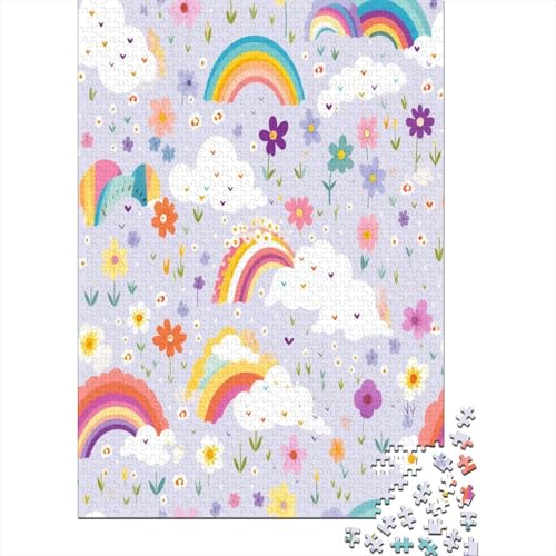 Regenbogen Puzzlespiel 1000 Teile Puzzles Für Erwachsene Lernspiel Herausforderung Spielzeug 1000 Teile Puzzles Für Erwachsene Kinder Erwachsenen Puzzlespiel Puzzel 1000pcs (75x50cm) von CZSDABERA