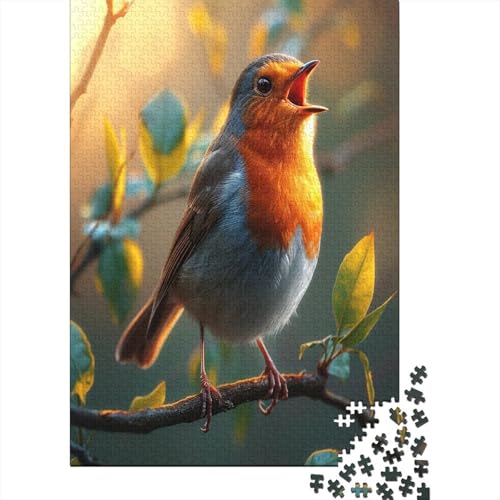 Robin Puzzlespiel 1000 Teile Puzzle Für Erwachsene Und Kinder Ab 14 Jahren, Erwachsenen Puzzlespiel Puzzel 1000pcs (75x50cm) von CZSDABERA