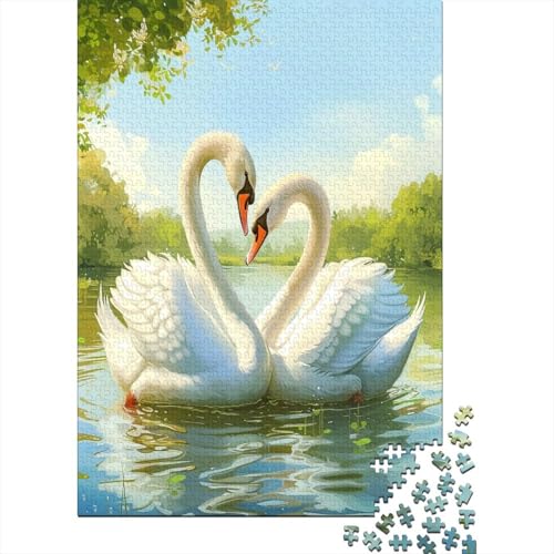 Schwan 1000 Stück Puzzle Für Erwachsene 1000 Stück Puzzle Für Erwachsene-Crazy Süßigkeiten-1000 Stück Puzzle Große Puzzles Kinder Lernspiel Spielzeug Geschenk Puzzel 1000pcs (75x50cm) von CZSDABERA