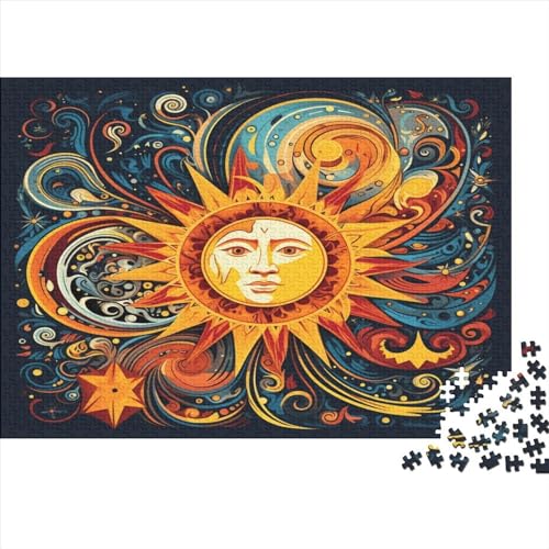 Sonne Puzzle 1000 Teile,Puzzle Für Erwachsene, Impossible Puzzle, GesKükenlichkeitsspiel Für Die Ganze Familie,Puzzle Farbenfrohes,Puzzle-Geschenk,RaumdekoRatteion Puzzel 1000pcs (75x50cm) von CZSDABERA