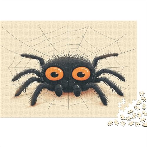 Spinne 1000 Teile, Impossible Puzzle,GesKükenlichkeitsspiel Für Die Ganze Familie, Erwachsenenpuzzle Ab 14 Jahren Puzzel 1000pcs (75x50cm) von CZSDABERA