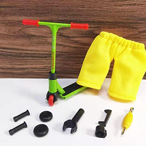 Mini Finger Scooter Set, Legierung Finger Skateboard Set, Scooter Zubehör, Interaktives Finger Spielzeug, Neuheits Spielzeug Kleine Geschenke Kinder von CZSMART