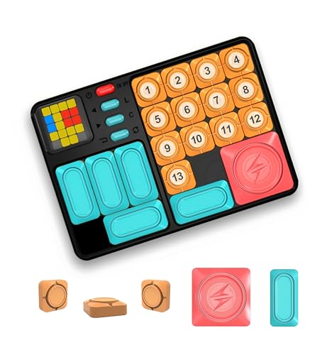 CZT Super Klotski Huarong Puzzle Slide Puzzle Maschine Elektronisches Spielzeug Logisches Denktraining Bausteine Brainteaser Kinder Labyrinth-Stein Escape Spiel Geschenke für Kinder/Erwachsene von CZT