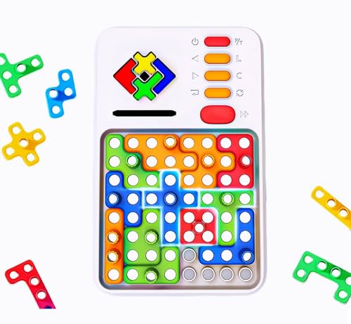 CZT Superblock Puzzle-Spielekonsole 1030 Spielebenen Labyrinth-Spiel Konzentration/logisches Denken trainieren Eltern-Kind-Interaktion Spielzeug für Kinder/Jugendliche Geschenke für Jungen/Mädchen von CZT
