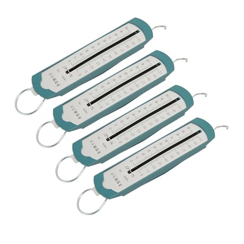 4 Stück Federdynamometer Professioneller Hochstab Tragbare Federwaage für Demonstration Physik-Experimente für Schüler (1N) von CaCaCook