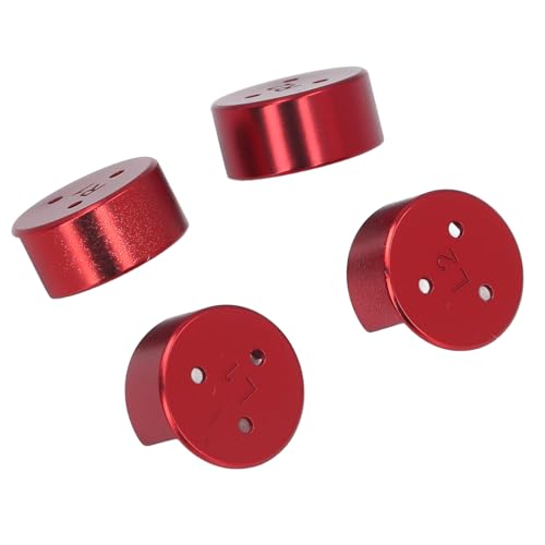 4PCS Drohnenmotorkappe, Schützende Aluminiumlegierung, Leicht, Staubdicht, Drohnenzubehör für AVATA 2 (Rot) von CaCaCook