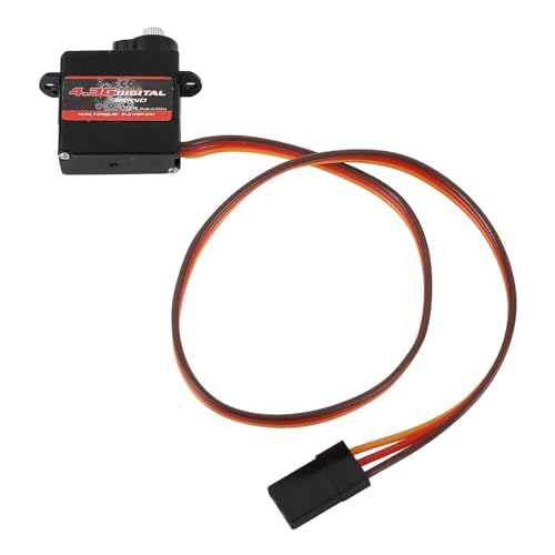 CaCaCook Digitaler RC Servomotor mit hoher Torsion mit Metallgetriebe, professionell, leicht und effizient, geeignet für RC-Autos, Roboter, Boote, Hubschrauber von CaCaCook