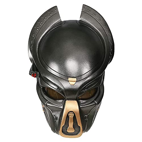 CaCaCook Halloween-Maskenhelm, Naturlatex-Vollkopfabdeckung, Superhelden-Vollkopfmaske, Halloween-Maskerade, Ritterfilm, Cosplay, Kostüm, Kopfbedeckung, Requisiten für Erwachsene von CaCaCook