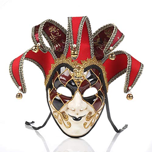 CaCaCook Maskerade Maske, Venezianische Maske Frauen Mädchen Party Maske Vollgesichtsmasken Weihnachten Halloween Cosplay Maske Anonyme Masken Party, Tanz, Karneval von CaCaCook