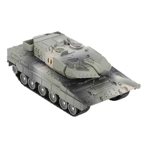 CaCaCook Spielzeug-Tank-Modell mit Soundeffekt und Licht, Dekoration aus Legierung, 360 Grad drehbar, Action-Modell (J48 3) von CaCaCook