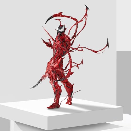 Carnage Actionfigur,Legends Serie,bewegliche Venom Carnage Anime Actionfigur Charakter Sammlerstück Modell Statue Spielzeug PVC Figuren Desktop Ornamente von CaCaCook