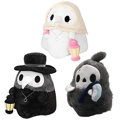 Pest Doktor Plüsch Spielzeug, Doktor Puppe, Vogelschnabel Doktor Plüsch Puppen Spooky Cute Plüsch Kissen Puppe Weiche Flauschige Halloween Glow In The Dark Puppen Umarmung Kissen Dekor von CaCaCook