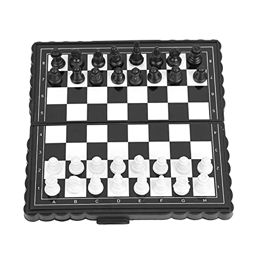 Schach-Set, Tragbar, Zusammenklappbar, Schachbrett, Magnet, Schachspiel, Spiel für Partys und Familienaktivitäten von CaCaCook