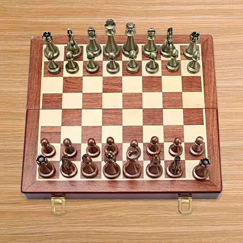 Schachbrett-Set, Schachbrettspiel, Faltbares Schach-Set (A) von CaCaCook