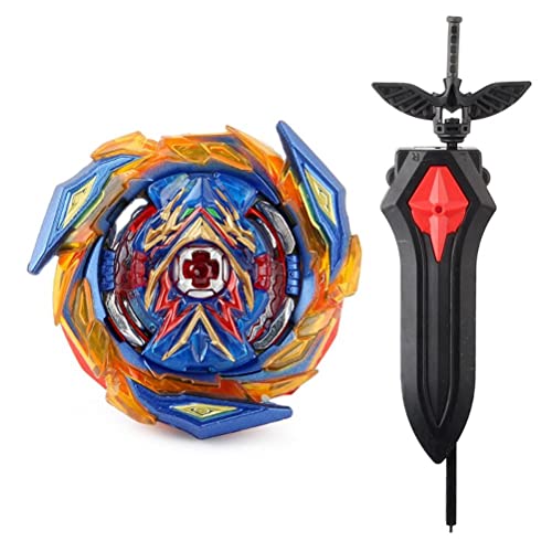 Spinnings Tops Set mit Launcher, 4D Metal Burst Battle Gyros Set mit Benutzerdefiniertem Launcher, Metal Fusions Battle Spinnings Tops Gyro, Gyroskop Gyro Neuheit Spielzeug Set von CaCaCook