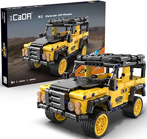 CaDA Bricks Defender Off-Roader Pull-Back 389 Stück von CaDA