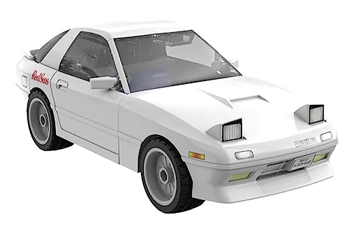 CaDA Mazda RX-7 FC3S 'White Comet of Akagi' - Modellauto, Auto, 1:35, 66 Teile, Weiß, Manga-Fans, Racing-Enthusiasten, Modellbauer, Unisex, Jugendliche, 120+, 14x21x6 cm, Batteriefrei von CaDA