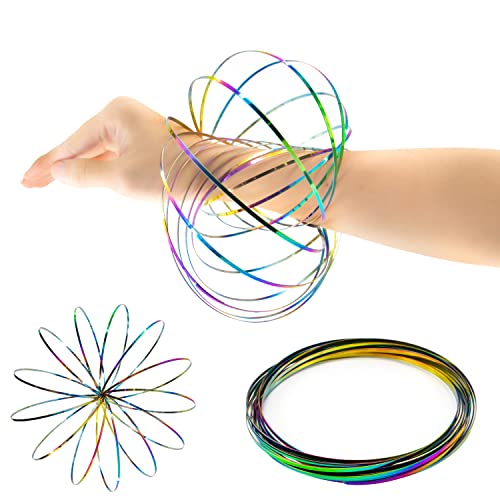 CaLeQi Arm Spielzeug Magic Flow Ring Spielzeug Stressabbau Autismus magisches wissenschaftliches Lernspielzeug sensorische interaktive Coole Tanzrequisite Weihnachten Geburtstag von CaLeQi