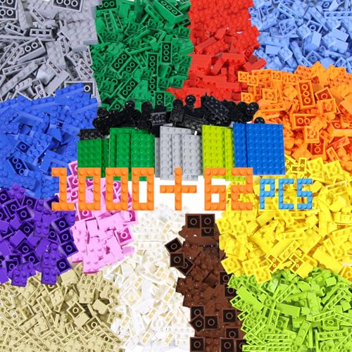 Cabeeskii 1062 Classic Bausteine, Klassische Basic-Steine, kompatibel mit Allen führenden Marken. Außerdem enthalten Räder und 16 kleine Baugrundplatten Cabeeskii 1062 Classic Bausteine, Klassische Basic-Steine, kompatibel mit Allen führenden Marken. Außerdem enthalten Räder und 16 kleine Baugrundplatten von Cabeeskii