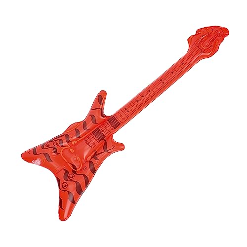 Aufblasbare Rock Musik instrumente bunte Ornamente aufblasbare Gitarre Musik aufblasbar musikinstrumente musical instruments spielzeug Gitarre sprengen aufblasbare E-Gitarre PVC Cabilock von Cabilock