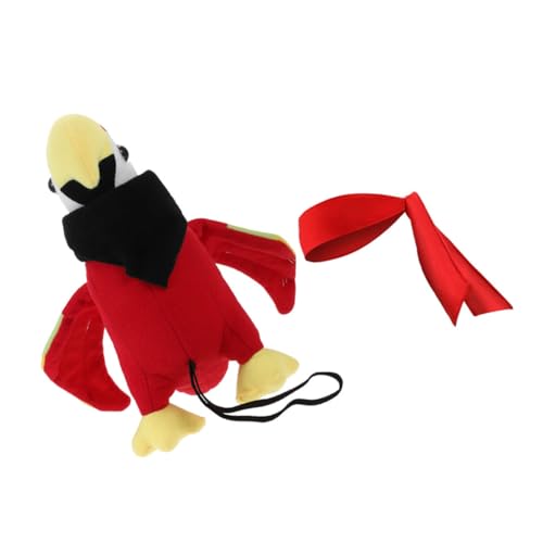 Cabilock 1 Satz Perücke Masken Stütze Schlüsselband Figur Halloween Costume Halloween Kleidung Kostümzubehör Verkleidung faschingkostüme Plüsch Papagei Piratenbandana PP Baumwolle von Cabilock