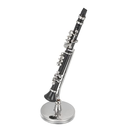 Cabilock 1 Set Klarinettenmodell Miniatur Hausdekoration Mini Instrumente Miniatur Dekoration Tisch Miniaturen Mini Miniatur Musikinstrument Modell Mini Altsaxophon Mini von Cabilock