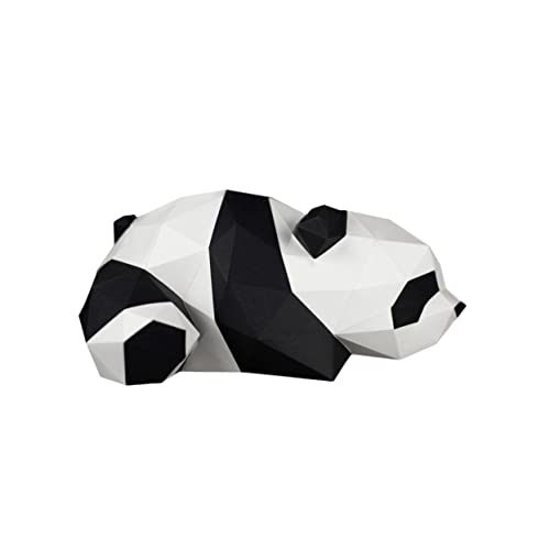 Cabilock 1 Stück Handgeformte Dekoration Aus Papier 3D Panda Puzzles Für Erwachsene 3D Papiertier Desktop Spielzeug Panda Puzzles Für Kinder 3D Origami DIY Panda Handgemachtes 3D von Cabilock