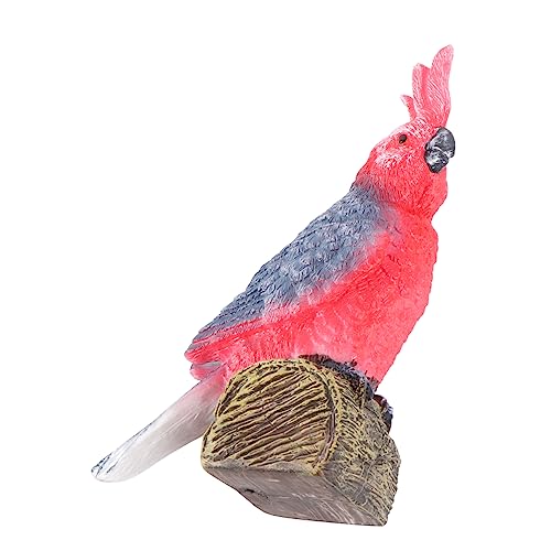 Cabilock 1 Stück Papageienmodell Spielzeug Für Kinder Vogeldekoration Vogelschmuck Nymphensittich Spielzeug Papageienstatue Waldvögel Ornament Miniaturvogelornamente von Cabilock