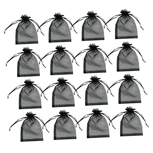 Cabilock Schwarze Organza Geschenktüten Geschenkbeutel Für Hochzeiten Partys Und Besondere Anlässe Vielseitige Aufbewahrungstaschen Für Und Schmuck von Cabilock