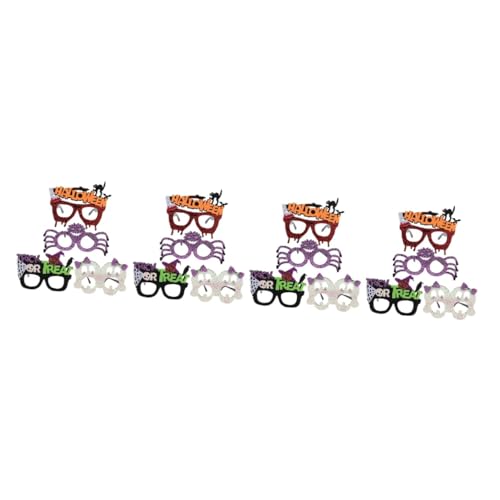 Cabilock 16 Stk Halloween-partybrille -sonnenbrille Halloween-kostüm-brille Halloween-brille Für Kinder Halloween-partygeschenke Urlaub Brillengestell Halloween-sonnenbrille Süße Brille von Cabilock