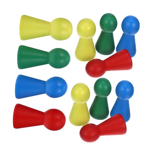 Cabilock 16St Schachfigur aus Holz spielsachen für familienspiele schachfiguren set gry planszowe gesselschaftspiele Schachbrett Poker Bildungsspielzeug Spielzubehör Tischmarker von Cabilock