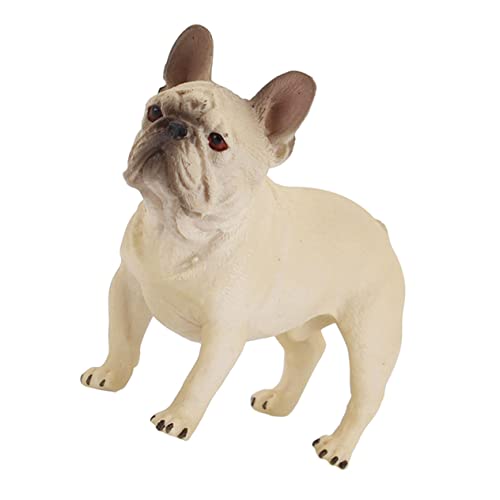 Cabilock 1Stk Bulldog-Modell Spielzeug Miniatur-Tierfigur Miniatur-Hundestatue Dekorationsmodell Haustierfiguren Spielset kinderknallzeug wandfest Dog Toy Bonsai- PVC-Handwerksmodell von Cabilock