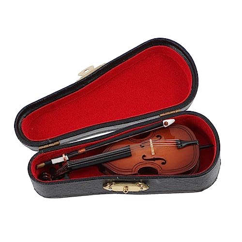 Cabilock 1Stk Cello-Modell Verzierung des Instrumentenmodells Mini-Gitarrenmodell sammlerstücke Dekorative Musikinstrumente Modellschmuck für Violoncello Mini-Violoncello Linde Brown von Cabilock