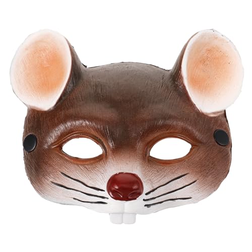 Cabilock 1Stk Party-Gesichtsabdeckung halloween masken halloweenmaske mask karnevalsmasken realistische Maske Mausbraunes Kostüm Bausatz gesichtsmaske cospaly Maske 3D-Mausmaske Brown von Cabilock