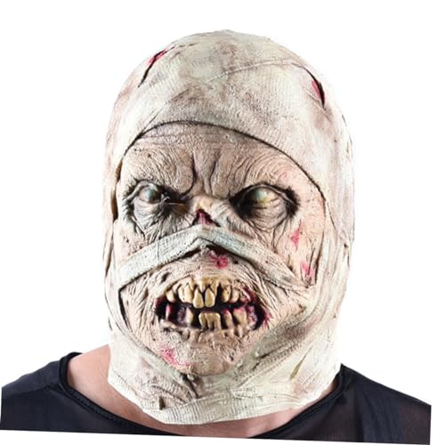 Cabilock 1stk Cosplay- Gruselige Zombie -horror Horrormaske Zombie-mumienmaske Gruselige Halloween-masken Gruselige Kopfmaske Schmücken Universal- von Cabilock