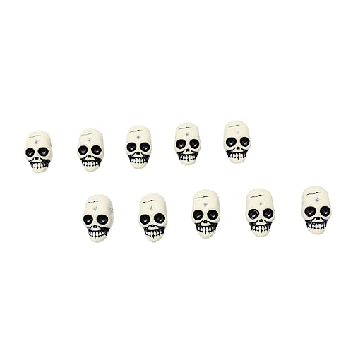 Cabilock 20 Stück Miniatur Menschliches Halloween Requisite Skelettfiguren Ohrstecker Halloween Ornament Halloween Zweige Simulation Kessel Cooles von Cabilock