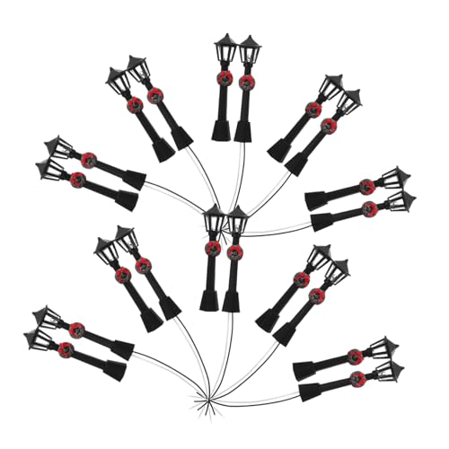 Cabilock 20stücke Miniatur-straßenlaternenmodell Winziges Puppenhaus-zubehör Abs Miniaturmodell Simulation Von Miniatur-pfostenlampen Für Mikrolandschaften DIY-Handwerk Heimdekoration Cabilock 20stücke Miniatur-straßenlaternenmodell Winziges Puppenhaus-zubehör Abs Miniaturmodell Simulation Von Miniatur-pfostenlampen Für Mikrolandschaften DIY-Handwerk Heimdekoration von Cabilock