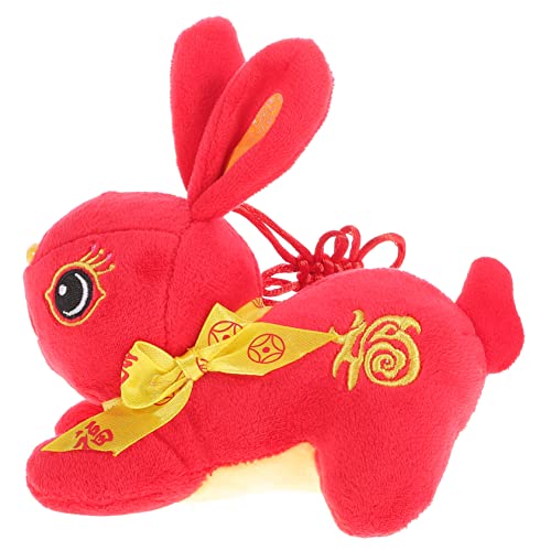 Cabilock 2023 Jahr Gefüllte Bunny Puppe Spielzeug Maskottchen Für Wohnkultur 14cm von Cabilock