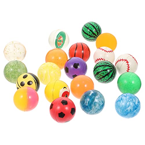 Cabilock 20St Hüpfender Ball fliegend prallen gummiball pädagogische Hüpfbälle Gummibälle für pädagogische Gummibälle Dekompressionsbälle springende Bälle zum Stressabbau von Cabilock