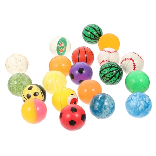 Cabilock 20St Hüpfender Ball gummiball pädagogische Hüpfbälle Spiel hüpfbälle Kinder springen Bälle Hüpfbälle Spielen Spielzeug farbige Sprungbälle springende Bälle zum Stressabbau von Cabilock